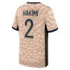 Maglia ufficiale Paris Saint Germain Hakimi 2 4th Jordan 2023-24 per Bambino